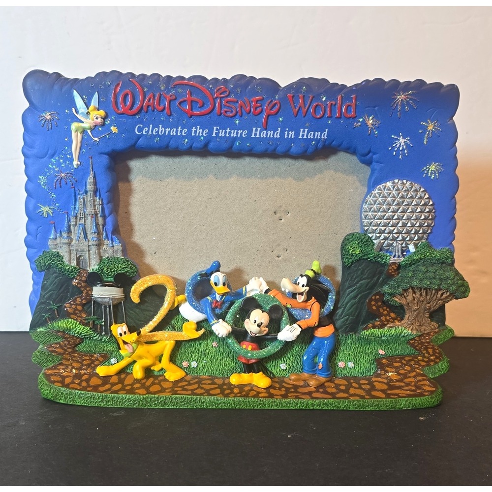 Disney Mickey Mouse Photo Frame "Celebrate the Future Hand in Hand"
